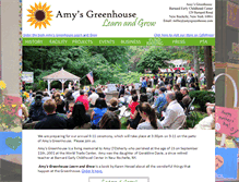 Tablet Screenshot of amysgreenhouse.com